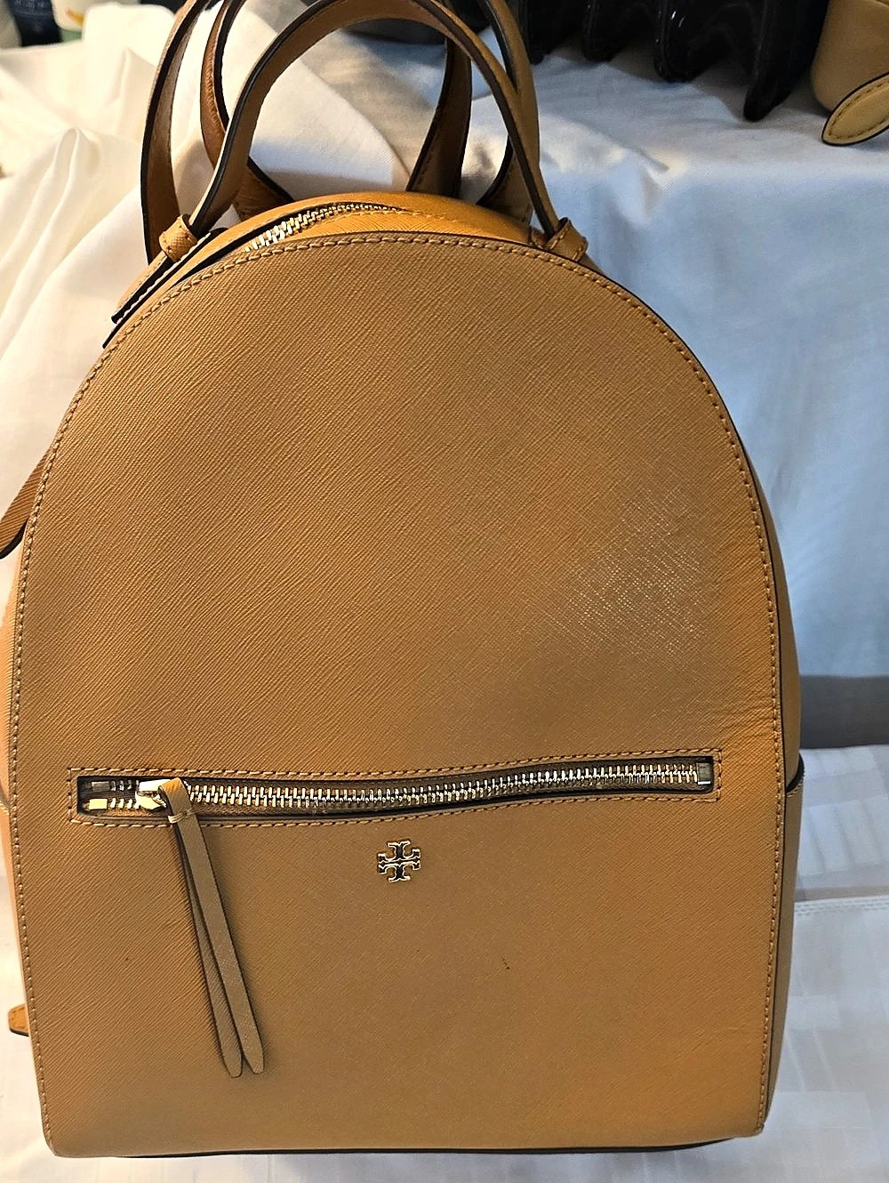 Tory Burch Brown Backpack